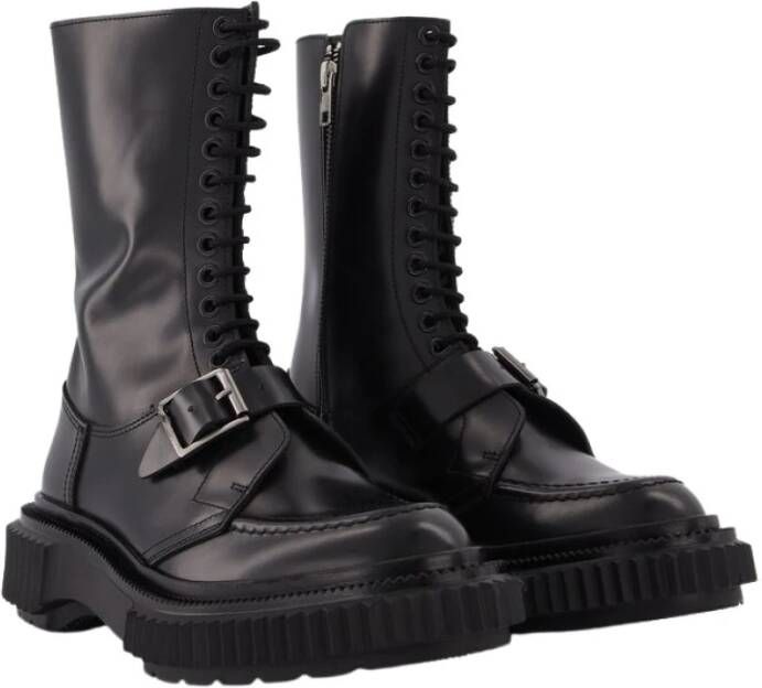 Adieu Paris Type 185 Boots in Black Leather Zwart Dames