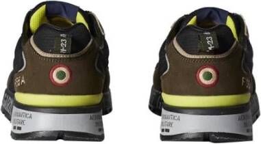 aeronautica militare Groene Sneakers Stijlvol Comfortabel Green Heren