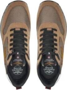 aeronautica militare Lage Sneakers Beige Heren