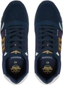 aeronautica militare Lage Sneakers Blue Heren
