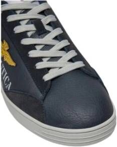 aeronautica militare Lage Sneakers Blue Heren