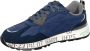 Aeronautica militare Lichtblauwe hardloopsneakers voor heren Blauw Heren - Thumbnail 3