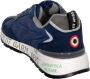 Aeronautica militare Lichtblauwe hardloopsneakers voor heren Blauw Heren - Thumbnail 4