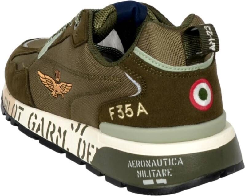 aeronautica militare Militair Groene Hardloopschoenen Sc276 Green Heren