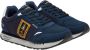 Aeronautica militare Tricolori Patch Sneakers Blue Heren - Thumbnail 2