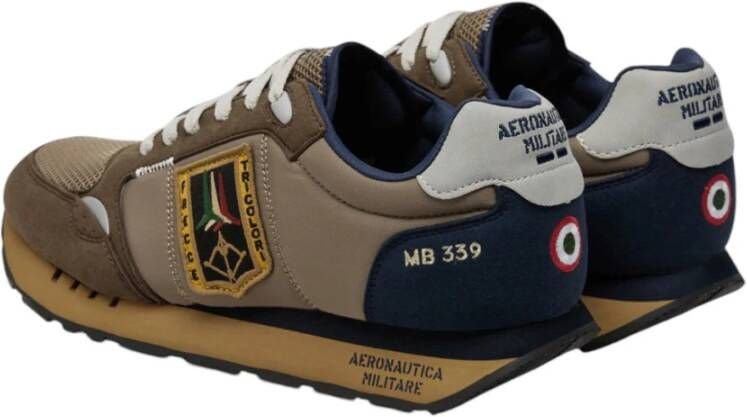 aeronautica militare Tricolori Patch Sneakers Multicolor Heren