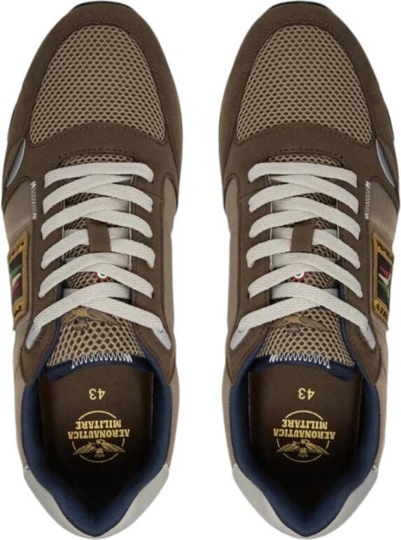 aeronautica militare Tricolori Patch Sneakers Multicolor Heren