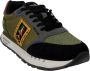 Aeronautica militare Unieke Sneakers in Donkergroen Rood Lichtgroen Green Heren - Thumbnail 2