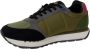 Aeronautica militare Unieke Sneakers in Donkergroen Rood Lichtgroen Green Heren - Thumbnail 3
