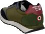 Aeronautica militare Unieke Sneakers in Donkergroen Rood Lichtgroen Green Heren - Thumbnail 4