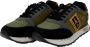 Aeronautica militare Unieke Sneakers in Donkergroen Rood Lichtgroen Green Heren - Thumbnail 5