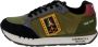 Aeronautica militare Unieke Sneakers in Donkergroen Rood Lichtgroen Green Heren - Thumbnail 6