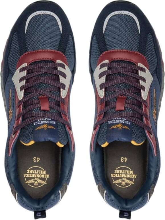 aeronautica militare Urban Sportieve Sneakers Grijs Blauw Multicolor Heren
