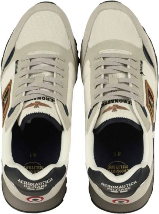 aeronautica militare Witte Sneakers Stijlvol Comfort Design Multicolor Heren
