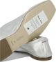 Aeyde Zilveren Leren Ballerina's Puntige Neus Schoenen - Thumbnail 5