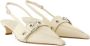 Aeyde Beige Leren Puntige Neus Sandalen - Thumbnail 2