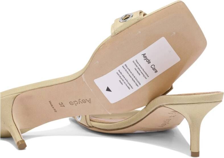 aeyde Beige Sandalen Elegante Stijl