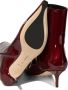 Aeyde Bordeaux Enkellaarsjes Lakleer Stiletto - Thumbnail 2