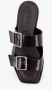 Aeyde Bruine Leren Sandalen Vierkante Neus - Thumbnail 2