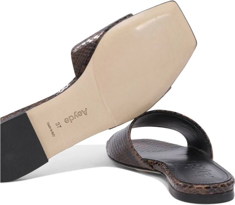 aeyde Bruine Sandalen voor Vrouwen
