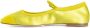 Aeyde Chartreuse Satin Suede Blokhak Sandaal - Thumbnail 2