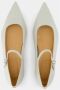 Aeyde Groene Leren Ballerina Puntige Neus Green Dames - Thumbnail 5