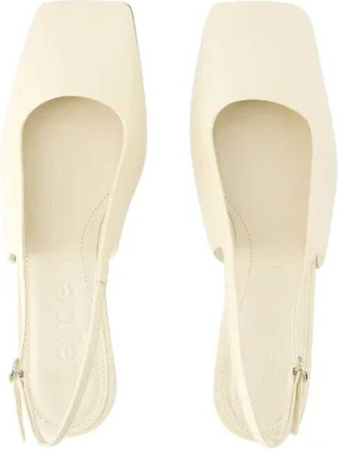 aeyde Leather flats Beige Dames