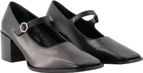 aeyde Leather flats Black Dames