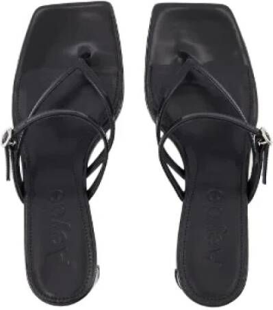aeyde Leather sandals Black Dames
