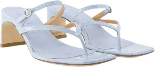 aeyde Leather sandals Blue Dames