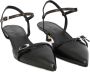 Aeyde Zwarte Leren Sandalen met Enkelband Black Dames - Thumbnail 2