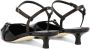 Aeyde Zwarte Leren Sandalen met Enkelband Black Dames - Thumbnail 4