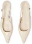 Aeyde Roomkleurige leren kittenhakken Beige Dames - Thumbnail 3