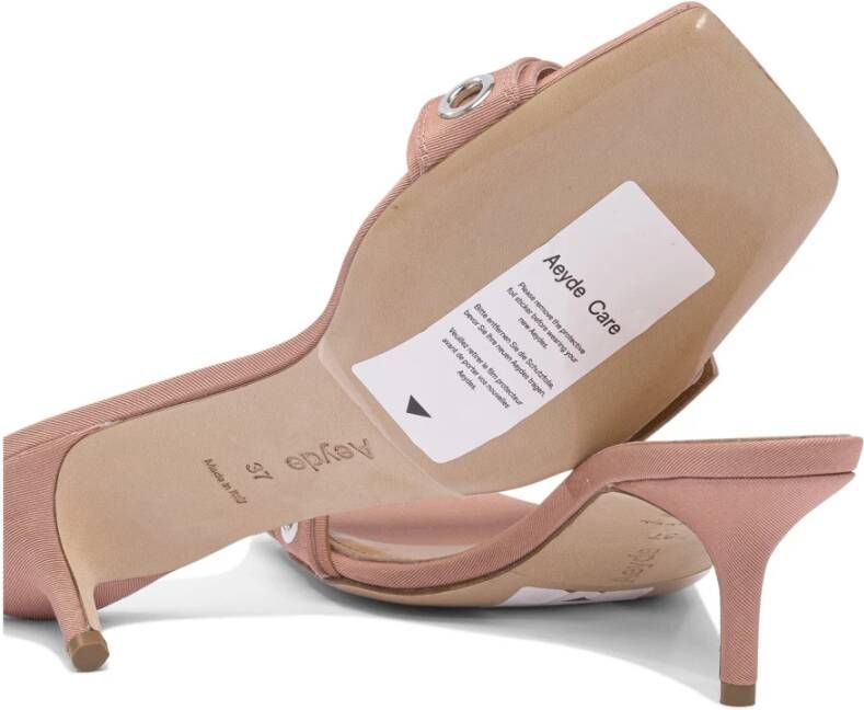 aeyde Roze Sandalen Stijlvol Zomer Chic Look