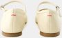 Aeyde Leren Ballerinas in Beige en Wit White Dames - Thumbnail 4