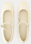 Aeyde Leren Ballerinas in Beige en Wit White Dames - Thumbnail 5
