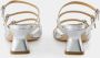 Aeyde Zilveren Leren Pumps Slip-On Ronde Neus Gray Dames - Thumbnail 3