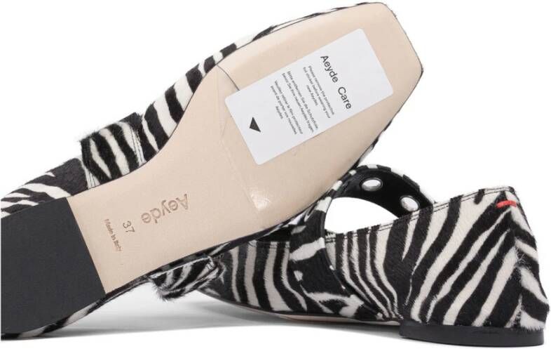 aeyde Zwarte Ballerina's voor Vrouwen Elegante Stijl