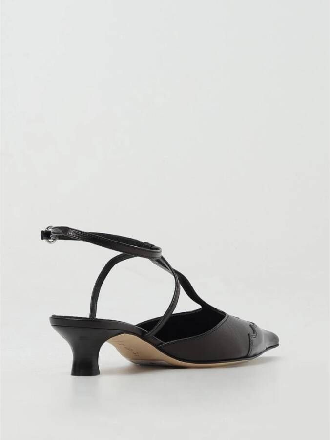 aeyde Zwarte Kitten Heel Pumps
