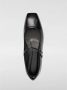 Aeyde Zwarte Leren Ballerina Flats - Thumbnail 2