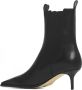 Aeyde Zwarte Leren Enkellaarzen Black Dames - Thumbnail 3