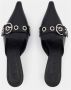 Aeydē Slippers & Mules Danielle Sandals Leather Black in zwart - Thumbnail 5