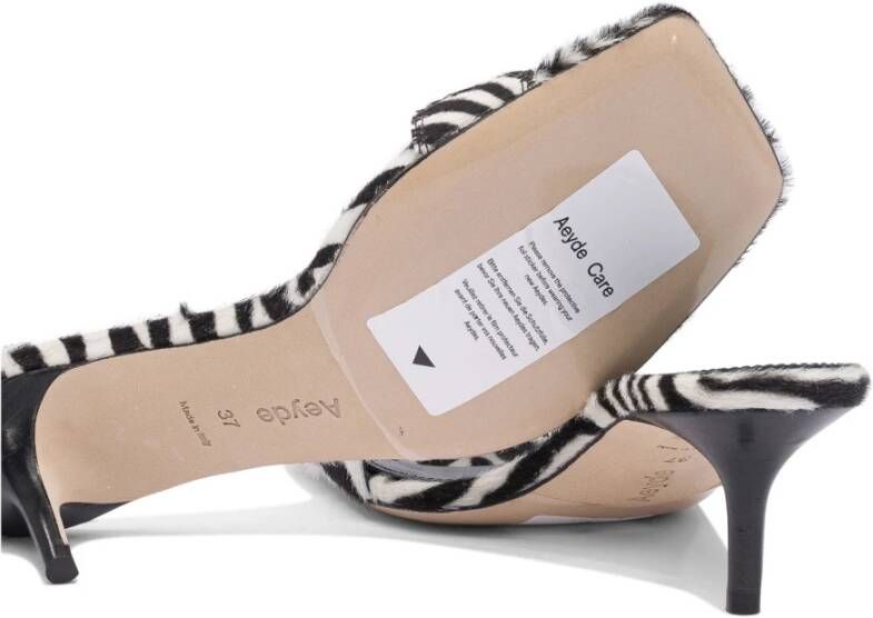 aeyde Zwarte Leren Sandalen voor Vrouwen