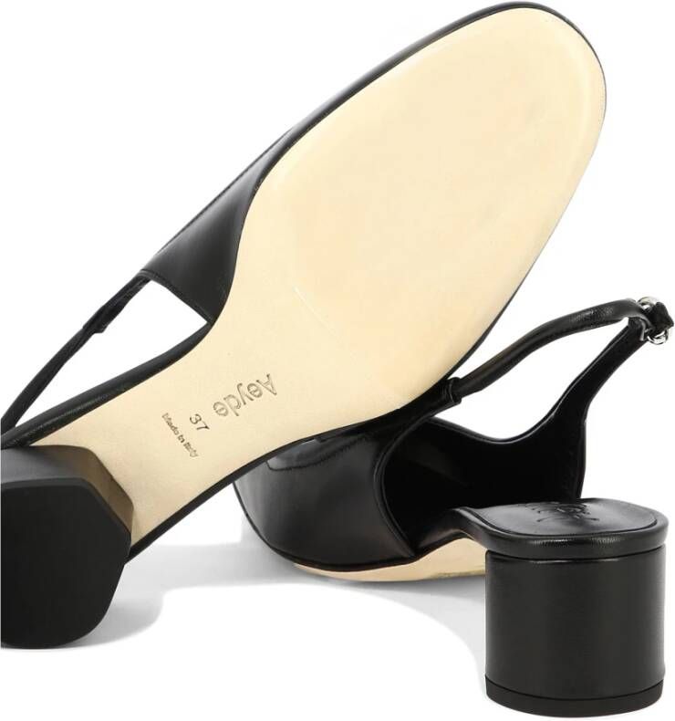 aeyde Zwarte Slingback Pumps Stijlvolle Gelegenheden