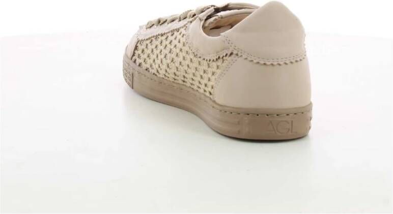 AGL Beige Damesschoenen Sade Plots