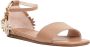 AGL Bloemapplicatie Leren Sandalen voor Vrouwen - Thumbnail 2