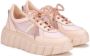 AGL Roze Casual Gesloten Sleehak Sneakers Pink Dames - Thumbnail 4