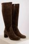 AGL Bos Suede Rits Laars 4 5cm Hak - Thumbnail 2