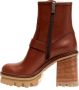 AGL Cuoio Enkellaarzen voor Dames Aw23 Brown Dames - Thumbnail 3