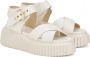 AGL Beige Sleehak Sandalen Beige Dames - Thumbnail 2